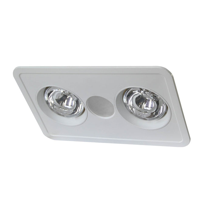 Heatforce DC Boost Heat Fan Light 2 White