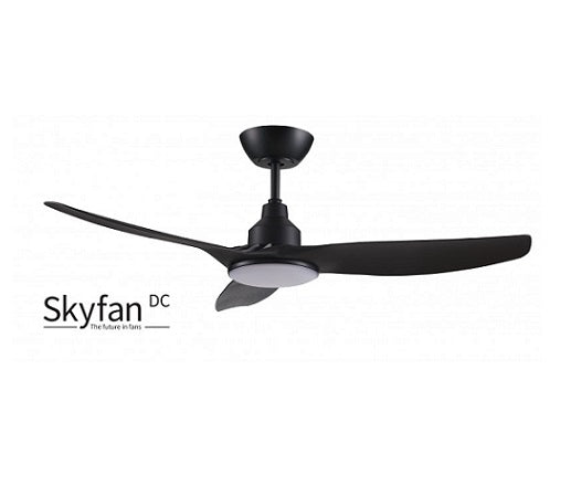 Skyfan DC Sweep Fan 1300mm 3 Blade 20W Dimming LED Black