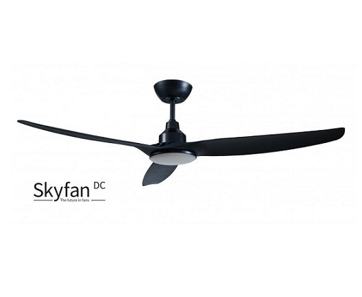 Skyfan DC Sweep Fan 1500mm 3 Blade 20W Dimming LED Black