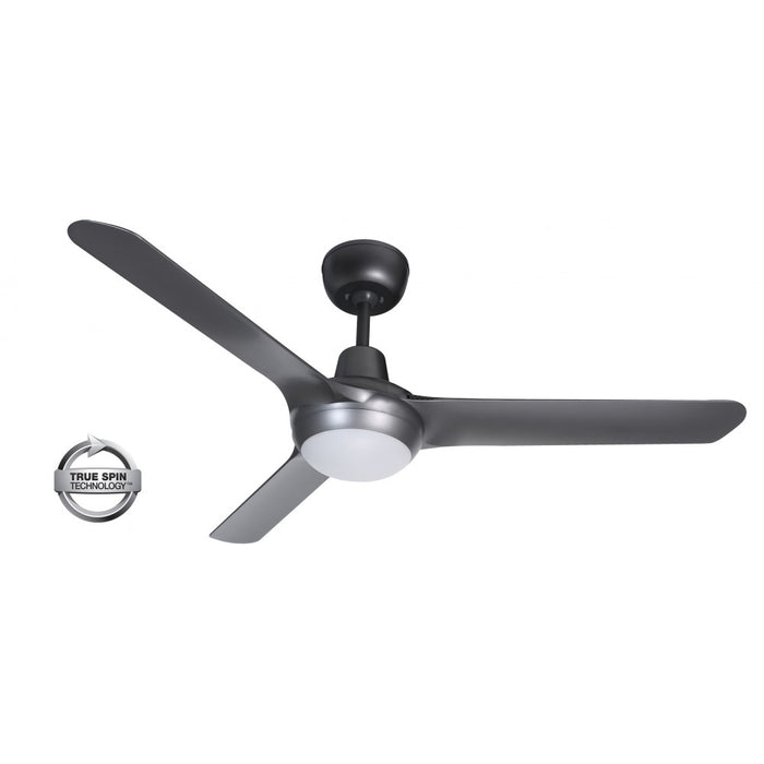 Spyda Sweep Fan 1250mm 3 Blade Dimmable LED Tiatanium