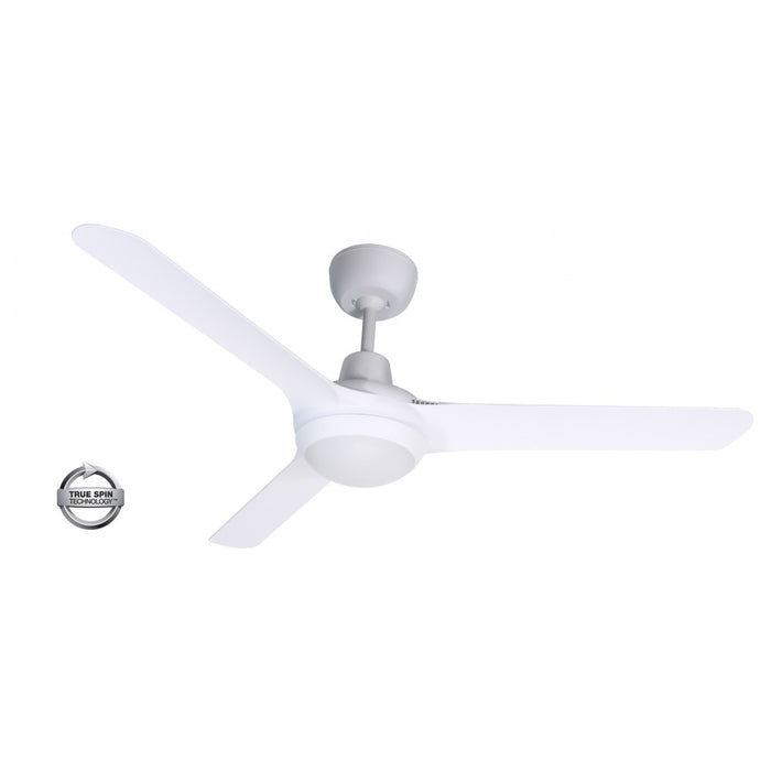 Spyda Sweep Fan 1250mm 3 Blade Dimmable LED White