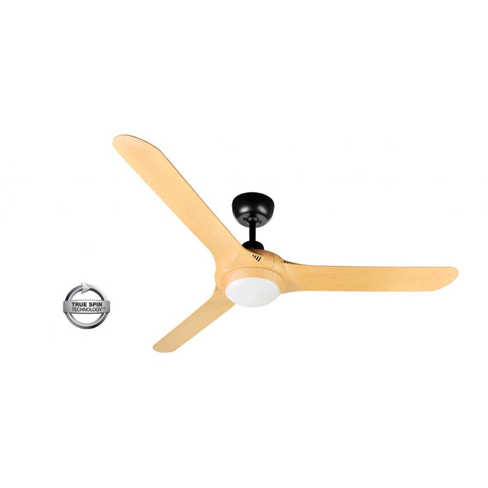 Spyda Sweep Fan 1400mm 3 Blade Dimmable LED Bamboo