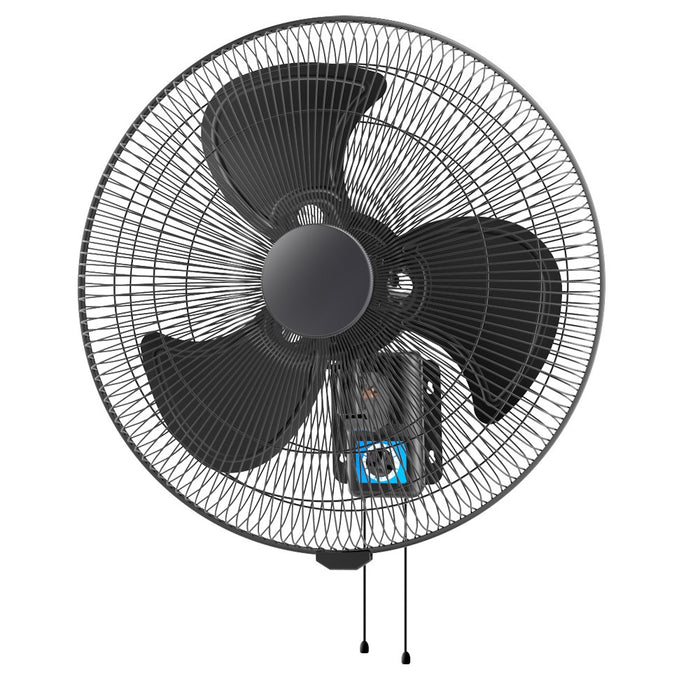 Wall Fan 450mm Oscillating Black