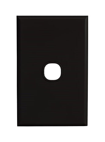 Home Logix Plate Only Single Black
