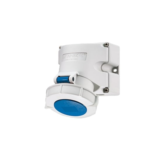 Mennekes Socket Outlet 16A Blue 3P Surface Mount