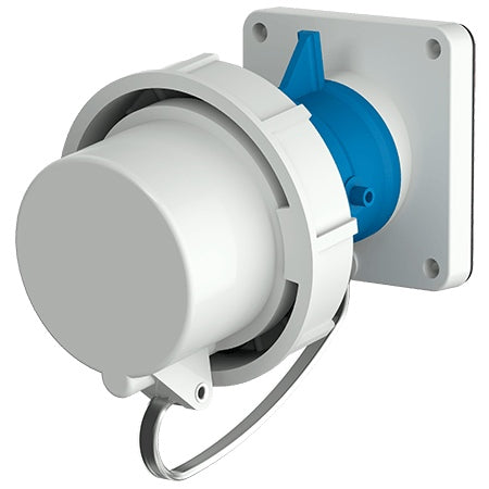 Ceeform Appliance Inlet 16A Blue 3Pin Surface Mount IP67