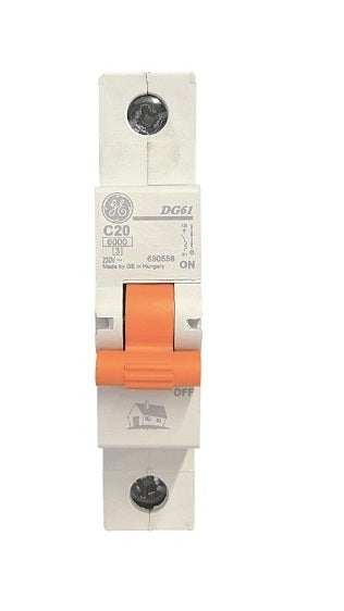 DG61C 63/1 MCB 1P 63A 6kA C-Curve