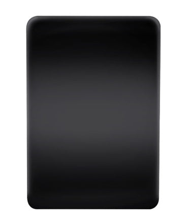 Metro Plate Only Blank Black