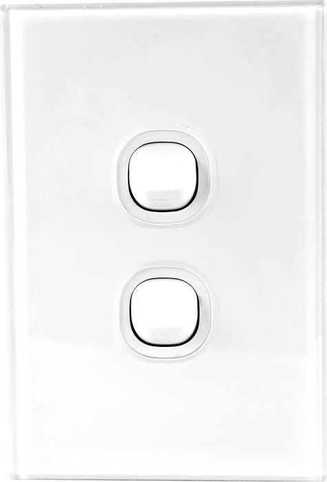 Urban Switch Double 16A White