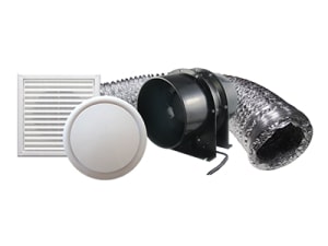 Inline Fan Kit Axial 150mm 6m with Grilles Socket