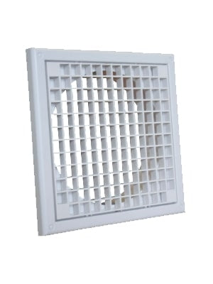 Bourne External Grille Eggcrate 150mm White