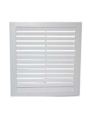 Reacher Fixed Square Grille 150mm White