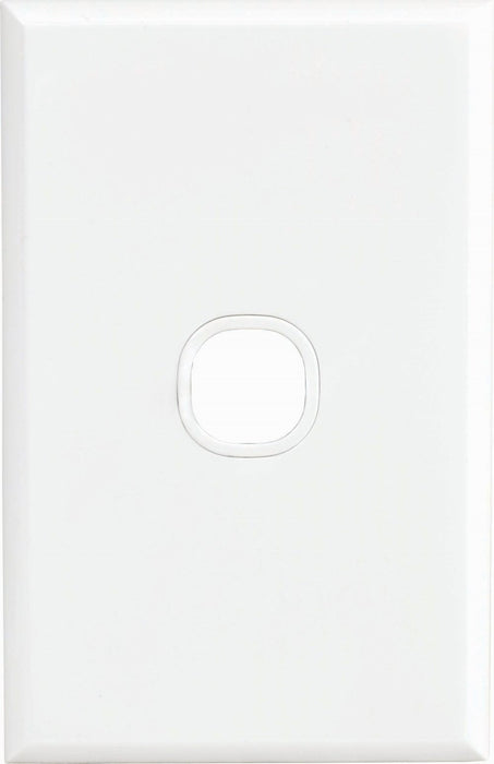 Home Logix Plate Only Single White