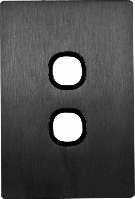 Fusion Plate Only Double Black Metal