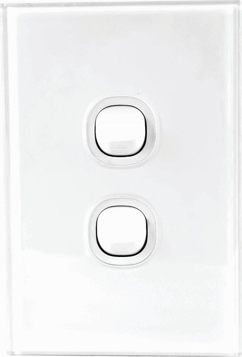 Fusion Switch Double 16A White