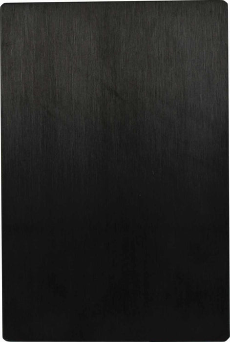Fusion Plate Only Blank Black Metal