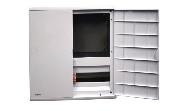 V40 Combined MCB and Meter Board Metal Base