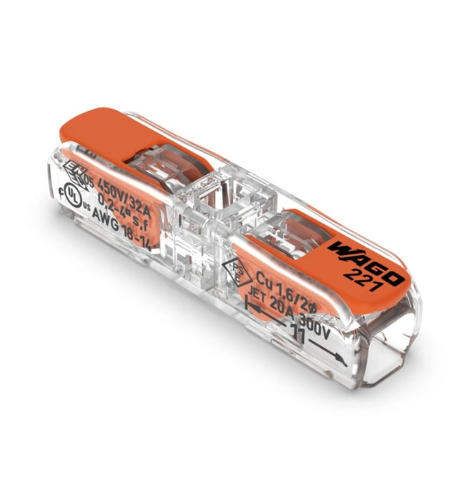 Inline Connector 4mm2 Clear