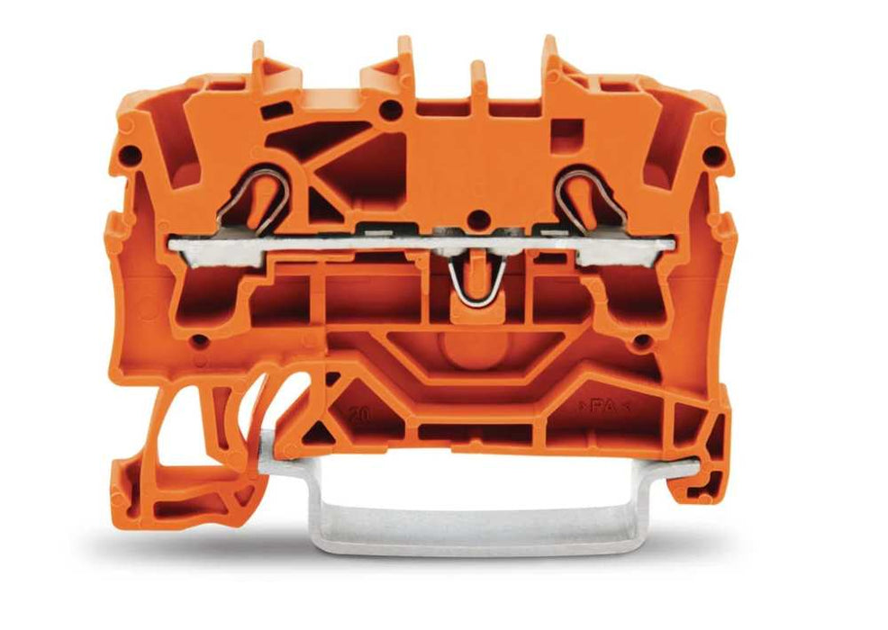 TOPJOB Terminal Cage Clamp 2.5mm 2 Conductor Orange