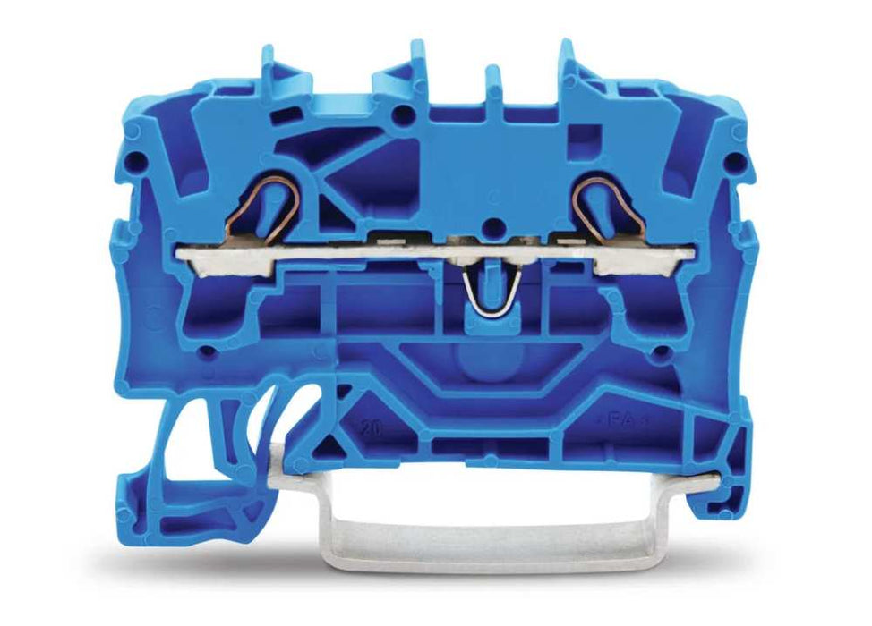 TOPJOB Terminal Cage Clamp 2.5mm 2 Conductor Blue
