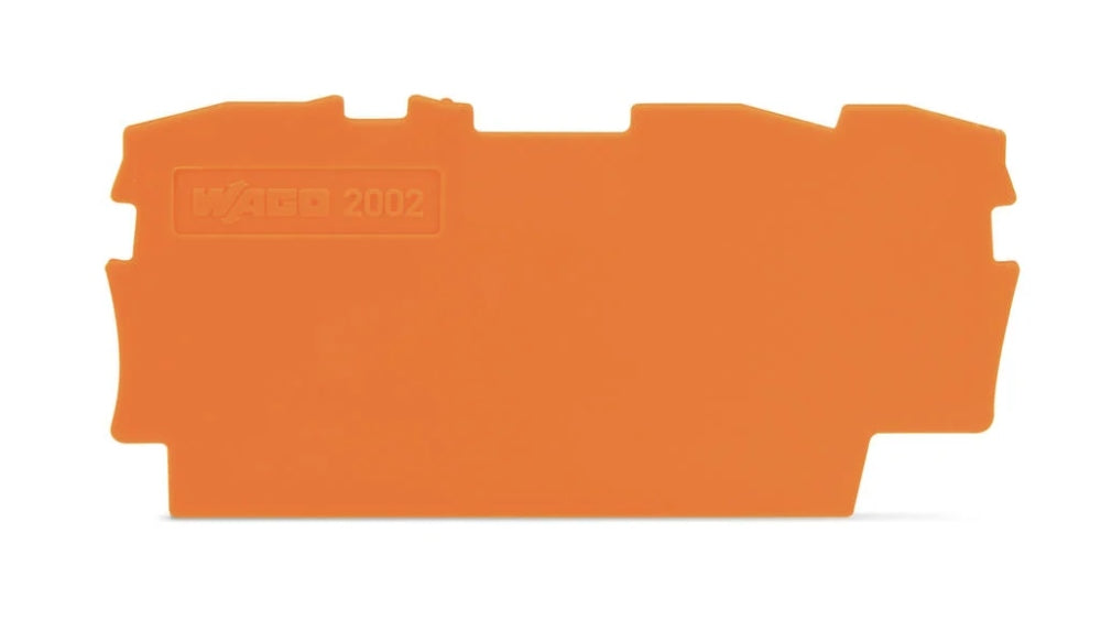 TOPJOB End Plate 2.5mm 3 Conductor Orange