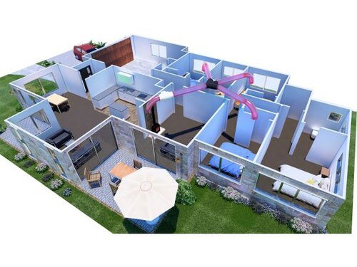 Heat Transfer System 1-3 Rooms