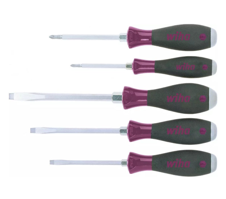 MicroFinish Driver Set Slot/Ph 5pc Bolster Cap