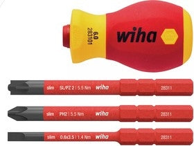 Screwdriver Set 2831 Stubby Slot/Ph2/SLPZ2 1000V