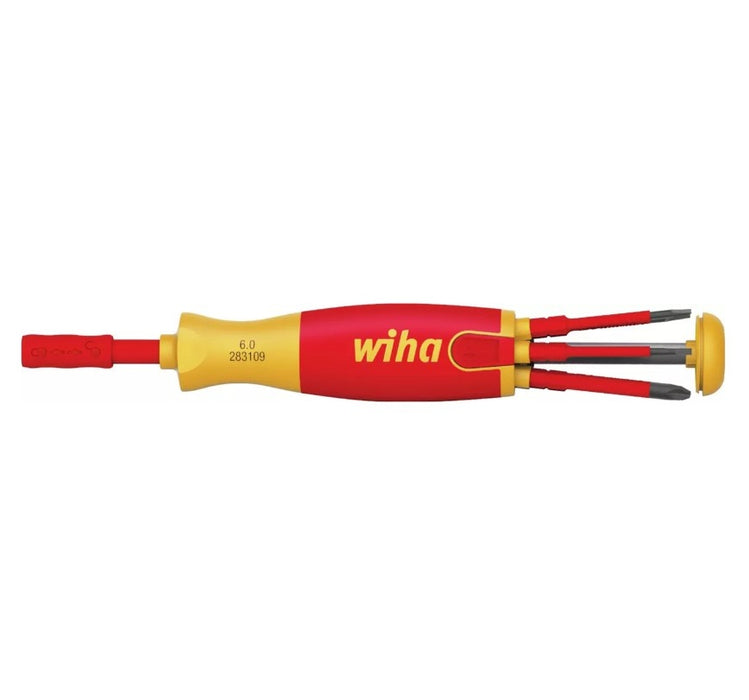 Screwdriver Set 6pc w/Bit Magazine LiftUp Electric