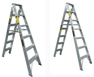 Tradelite Step/Extension Ladder 7 Step 2.1-3.9m 150kg