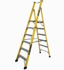 Tradelite Platform Ladder 6 Step 1.74m 150kg Fibreglass