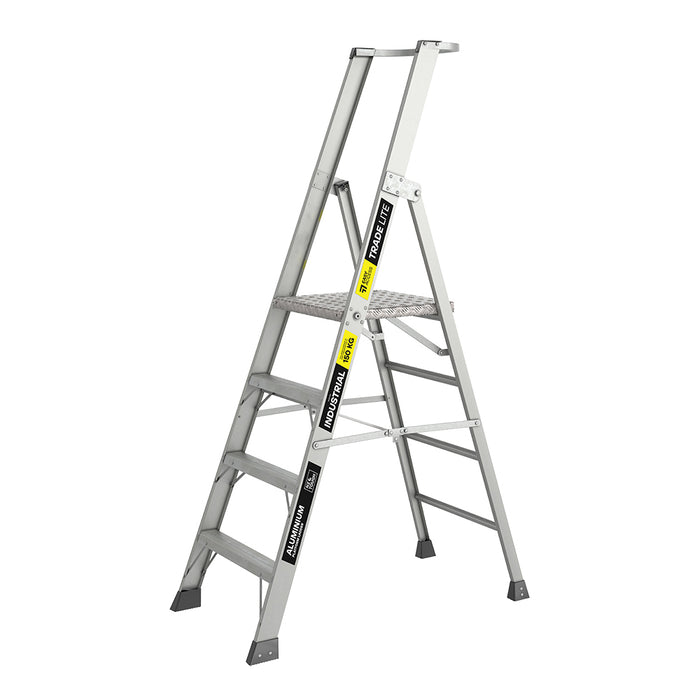Tradelite Platform Ladder 4 Step 150kg