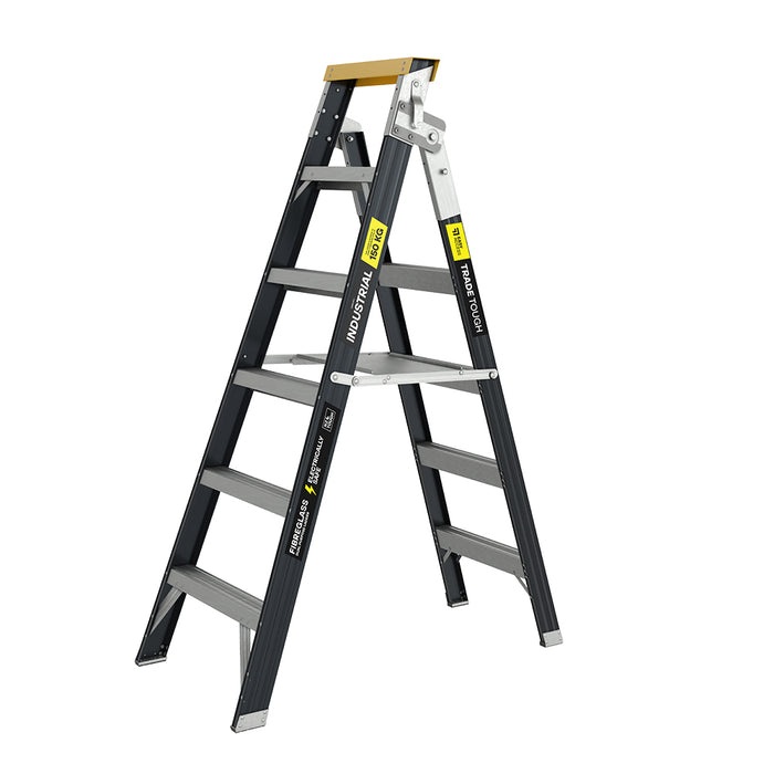 Easy Trade Ladder Step/Ext Fibreglass 1.8-3.3m 150kg