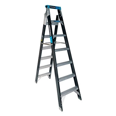 Easy Trade Ladder Step/Ext Fibreglass 2.1-3.9m 150kg