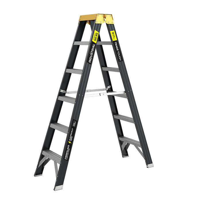Easy Trade Ladder Step Double Side Fibreglass 1.8m 150kg