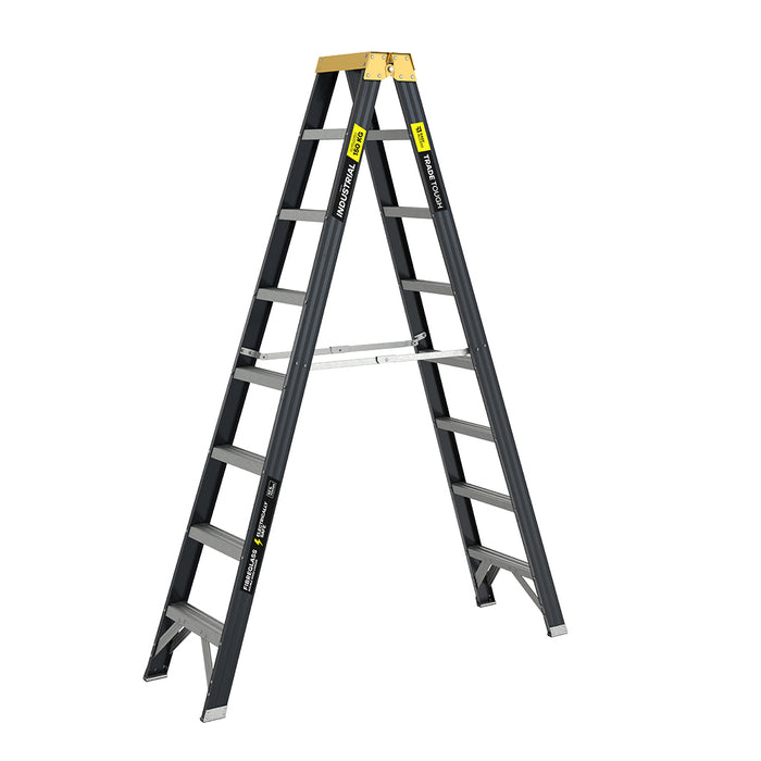 Easy Trade Ladder Step Double Side Fibreglass 2.4m 150kg