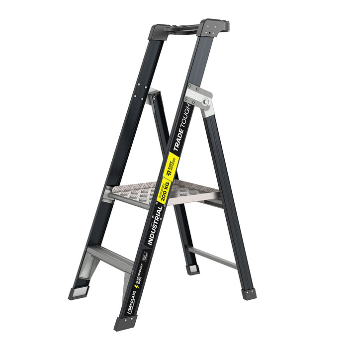 Easy Trade Platform Ladder Fibreglass 0.6m 150kg