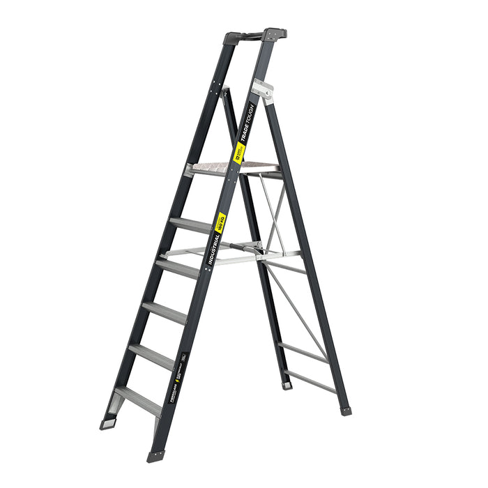 Easy Trade Platform Ladder Fibreglass 1.8m 150kg