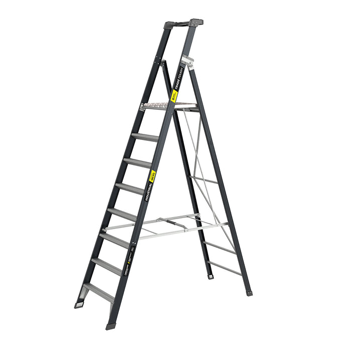 Easy Trade Platform Ladder Fibreglass 2.2m 150kg