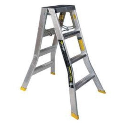 Warthog Double Sided Ladder 4 Step 1.2m