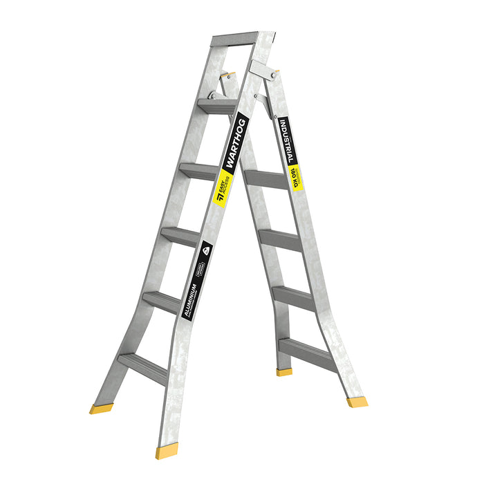 Warthog Step/Extension Ladder 1.8-3.3m