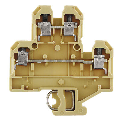 DK4Q/32 Screw Terminal 4mm 2 Tier G Rail Polyamide