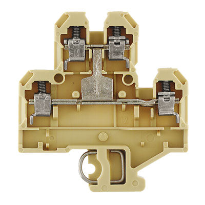 DK4QV/32 Screw Terminal 4mm 2 Tier Commoned G Rail