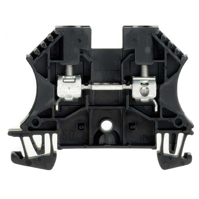 WDU4 Screw Terminal 4mm Black IP20