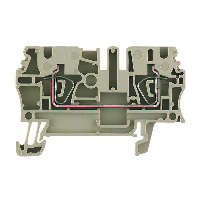 ZDU Clamp Terminal 2.5mm Beige
