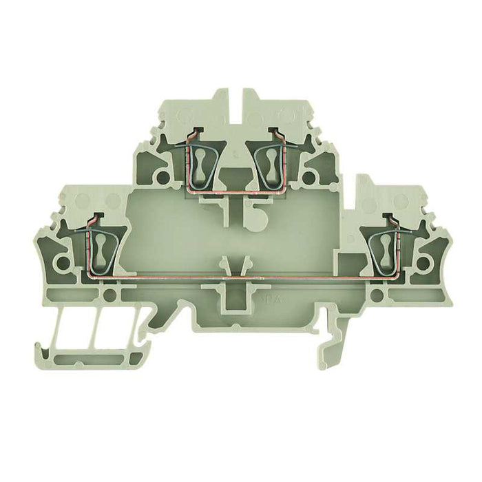 ZDK2.5/1.5 Clamp Terminal 2.5mm 2 Tier