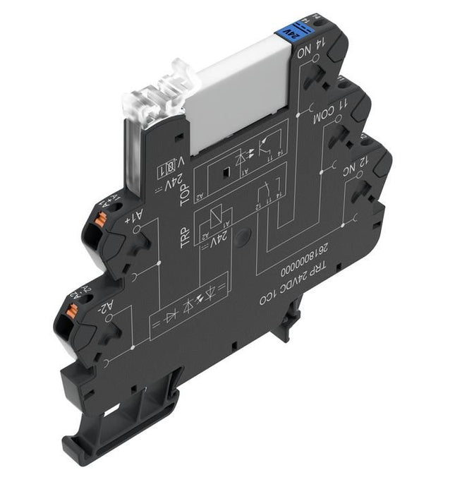 TRP Relay 24VDC 1CO Pushin Connection