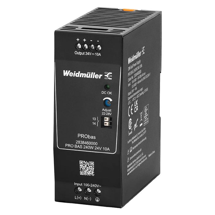 Pro Bas Power Supply 10A 24VDC 240W Switch Mode