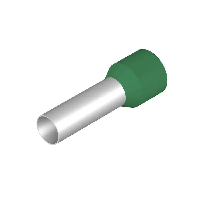 H16.0/28 Bootlace Ferrule 16mm Green (PKT100)