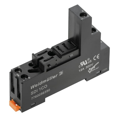 SDI Relay Base 1C/O for DRI with Clip